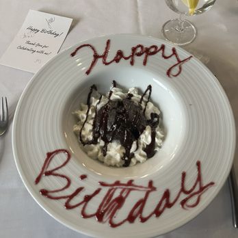 The Chop House On Main - Complimentary birthday dessert - Steakhouses Near Me - Jamestown, New York