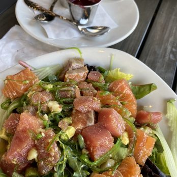 Kona Grill - Tuna Poke Bowl* ** with mixed tuna and salmon - Sushi Bars Near Me - Liberty Township, Ohio
