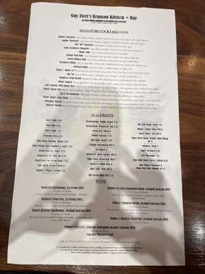 Menu photo 8 Guy Fieri’s Branson Kitchen & Bar Branson, MO Menu photo 8 Guy Fieri’s Branson Kitchen & Bar Branson, MO