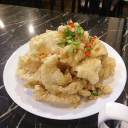 Fried fish with spicy salt