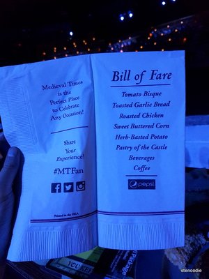 Menu photo 5 Medieval Times Dinner & Tournament Toronto, ON