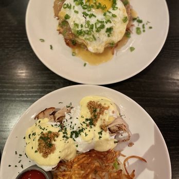 Thr3 Jack - Turkey pastrami benedict and savory oatmeal flapjacks - Golf Near Me - Minneapolis, Minnesota Thr3 Jack - Turkey pastrami benedict and savory oatmeal flapjacks - Golf Near Me - Minneapolis, Minnesota