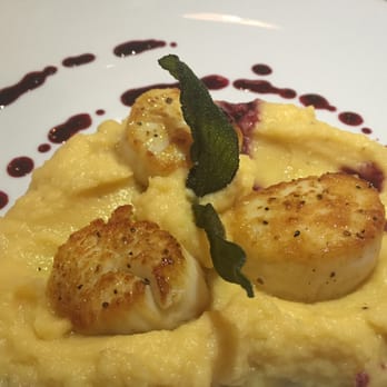 Twist Martini - Scallops with a rutabaga purée and blueberry reduction - New American Near Me - Virginia Beach, Virginia Twist Martini - Scallops with a rutabaga purée and blueberry reduction - New American Near Me - Virginia Beach, Virginia