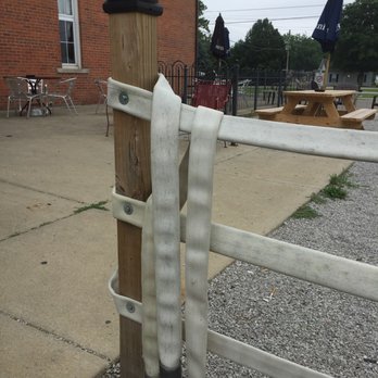 Station House 81 - Cute fence railings - American Near Me - Commercial Point, Ohio Station House 81 - Cute fence railings - American Near Me - Commercial Point, Ohio