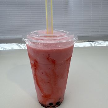 Kawaii Sushi - Strawberry Smoothie with Boba - Sushi Bars Near Me - La Mesa, California Kawaii Sushi - Strawberry Smoothie with Boba - Sushi Bars Near Me - La Mesa, California