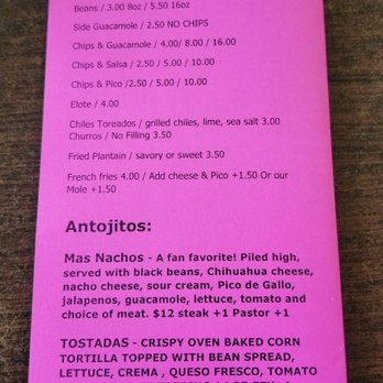 La Taquiza Y Mas - Take out menu - Mexican Near Me - Glenview, Illinois
