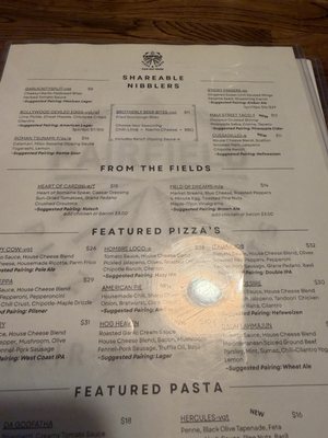 Menu photo 1 Pairfield Pizza & Pints San Ramon, CA