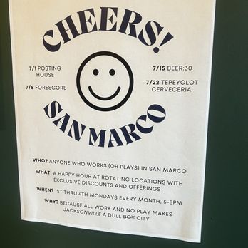 Posting House - Cant wait for a month of happy hours - Beer Bar Near Me - Jacksonville, Florida Posting House - Cant wait for a month of happy hours - Beer Bar Near Me - Jacksonville, Florida