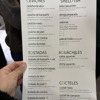 Holbox - Menu - Latin American Near Me - Los Angeles, California