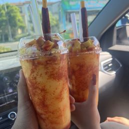 two drinks in a car two drinks in a car
