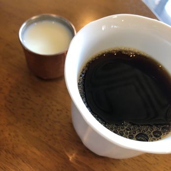 Coquelicot Gallery and Cafe - Hand poured coffee in adorable porcelain cups - Art Galleries Near Me - Palatine, Illinois