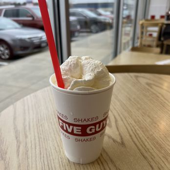 Five Guys - Peanut Butter Shake - Burgers Near Me - Hopkins, Minnesota