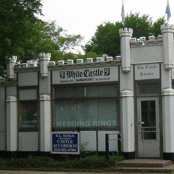 White Castle - What the original stands looked like - this one still intact, in Minneapolis - Burgers Near Me - Hoffman Estates, Illinois