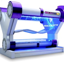Bronze Eagle Tanning & Spa - The Velocity is a high pressure UVA bed!! Designed in Italy and marketed across Europe for fair complexion skin people.