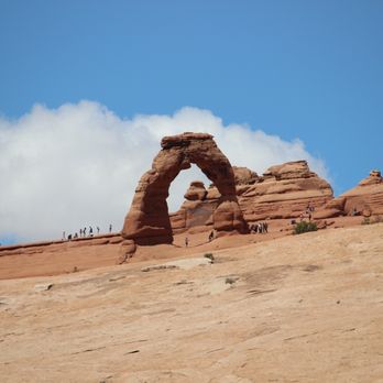 Arches National Park - Delicate Arch from Lower Delicate Arch Viewpoint - Parks Near Me Arches National Park - Delicate Arch from Lower Delicate Arch Viewpoint - Parks Near Me