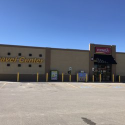 Shell Canada - From the front, Semi truck parking in behind.