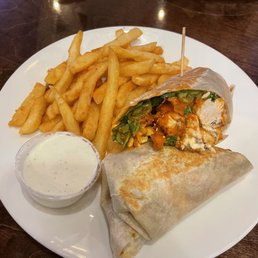Buffalo Fried Chicken Wrap