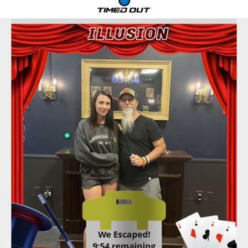 Timed Out Escape - Illusion - Escape Games Near Me - Charlotte, North Carolina