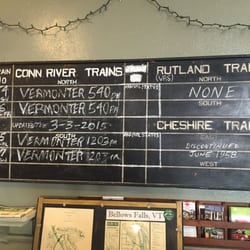 Amtrak Train Station - The time table for Amtrak. Only the Vermonter train stops at this station.