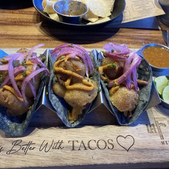 La Frida Mexican Grill & Seafood - Battered Cauliflower tacos - Mexican Near Me - Tucson, Arizona