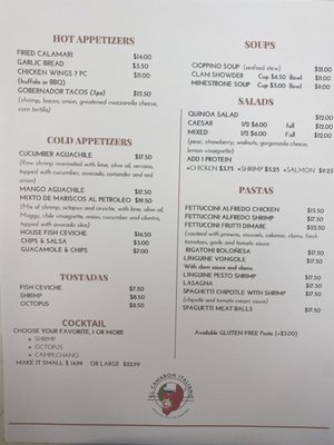 Menu photo 7 El Camaron Italiano Antioch, CA