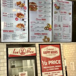 The menu