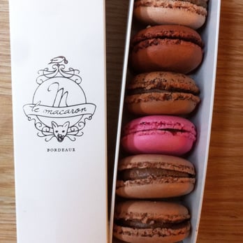 M le Macaron - Une jolie boîte pour de délicieux macarons. Coup de cœur pour celui au Nutella ! - Macarons Near Me - Bordeaux, 33