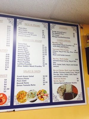 Menu photo 8 Saini Sweet & Restaurant Surrey, BC