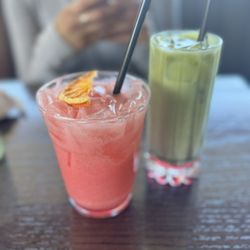 The Granola Bar - Woodbury - Yuzu Pop and strawberry matcha