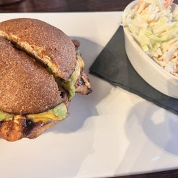 Arthur's Chicken Sandwich (blackened) w/coleslaw Arthur's Chicken Sandwich (blackened) w/coleslaw