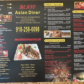 Bento Asian Diner - Asian Fusion Near Me - Broken Arrow, Oklahoma