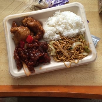 Panda Express - This is their new food container. ONE HALF the prior portions for the same price. Not worth it! - Chinese Near Me - San Jose, California Panda Express - This is their new food container. ONE HALF the prior portions for the same price. Not worth it! - Chinese Near Me - San Jose, California
