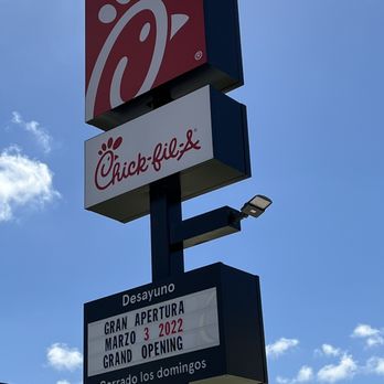 Chick-fil-A - Grand opening on March 3, 2022. - Fast Food Near Me - Bayamón, Puerto Rico