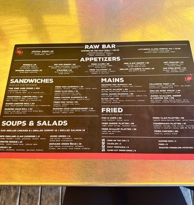 Menu photo 1 Barking Crab Boston, MA