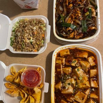 Auntie Apple's Kitchen - L18. Ma Po Tofu Mongolian Chicken A3. Crab Rangoon Fried rice White rice - Cantonese Near Me - Cincinnati, Ohio Auntie Apple's Kitchen - L18. Ma Po Tofu Mongolian Chicken A3. Crab Rangoon Fried rice White rice - Cantonese Near Me - Cincinnati, Ohio