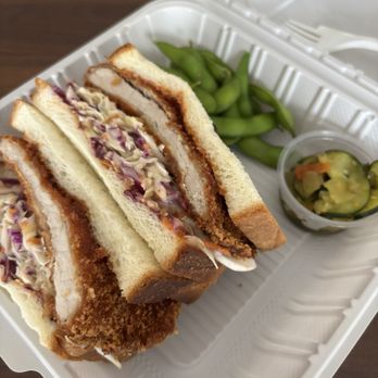 Rice Box Cafe - Tonkatsu sandwich - Japanese Near Me - Mililani, Hawaii