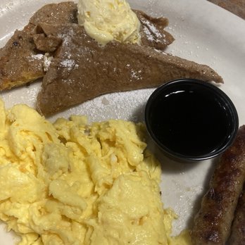 Huckleberry's - the actual french toast ...  Huck's Combo i think it was - Breakfast & Brunch Near Me - Sacramento, California