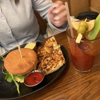 Beatrix - Streeterville - Golden Hash Brown Spicy Bloody Mary - New American Near Me - Chicago, Illinois Beatrix - Streeterville - Golden Hash Brown Spicy Bloody Mary - New American Near Me - Chicago, Illinois