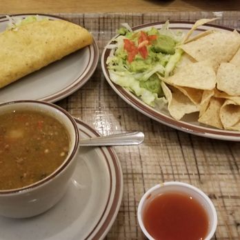 Frontier - beef taco, carne adovada burrito, chips and guacamole, green chile stew - Mexican Near Me - Albuquerque, New Mexico