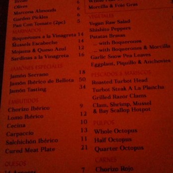 Bar Isabel - Menu - Spanish Near Me - Toronto, Ontario Bar Isabel - Menu - Spanish Near Me - Toronto, Ontario