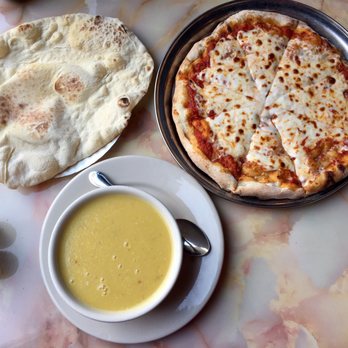 Bedouin Tent - Lentil soup and cheese pie. - Middle Eastern Near Me - Brooklyn, New York