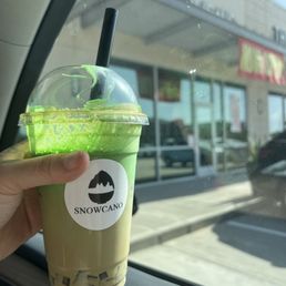 Pandan Coffee Latte