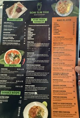 Menu photo 2 Som-Tum Thai Murfreesboro, TN