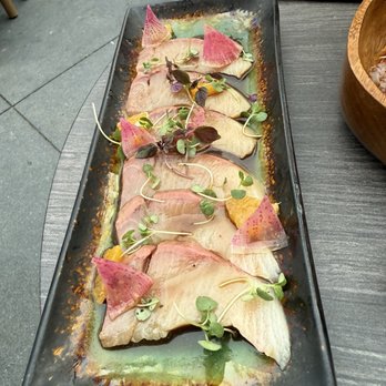 Tiki Kai - Hamachi Crudo - Tiki Bars Near Me - Hermosa Beach, California
