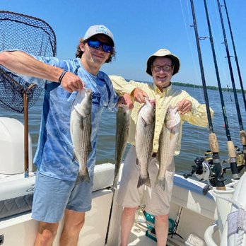 TWT Fishing Charter - Nice work. The eels did the trick. - Boat Charters Near Me - Stevensville, Maryland TWT Fishing Charter - Nice work. The eels did the trick. - Boat Charters Near Me - Stevensville, Maryland