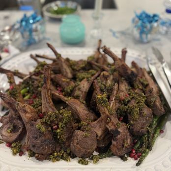 My Happy Plates - Lamb Chops with Pistachio Gremolata - Personal Chefs Near Me My Happy Plates - Lamb Chops with Pistachio Gremolata - Personal Chefs Near Me