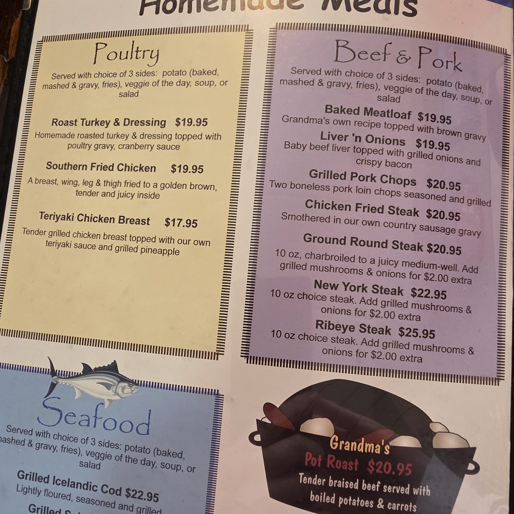 Grandma's Restaurant - Menu - New American Near Me - Oceanside, California Grandma's Restaurant - Menu - New American Near Me - Oceanside, California