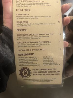 Menu photo 1 'Que Santa Barbara, CA