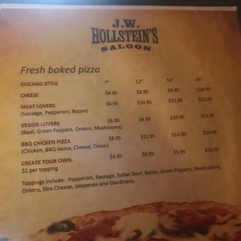J W Holstein's Saloon - They are quick with orders.  The drinks are ok not too strong , but hey it's a bar. - Bars Near Me - Tinley Park, Illinois