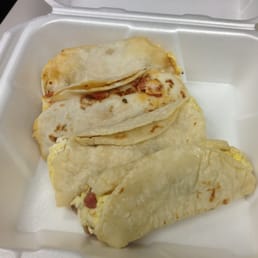 Breakfast Tacos: $1.00 each